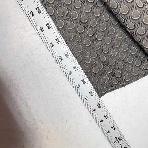 Alfani Ankle Pants Woman's 10 (9" Rise) Brown Geometric Tear Drops Elastic Waist - Picture 6 of 14